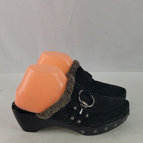 Stuart Weitzman Slip-on Mule Heeled Women's Clogs - Picture 2 of 15